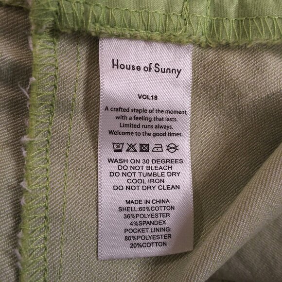 House of Sunny Golden Years Coveralls‎ Grass Green SZ 4 Jumpsuit - Picture 9 of 9